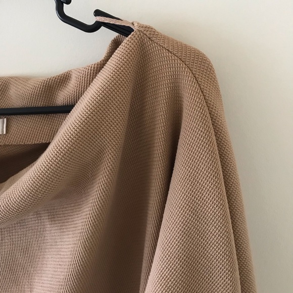 Free People We the Free Fuji Off the Shoulder Thermal Top, Camel Color, EUC - Picture 9 of 16